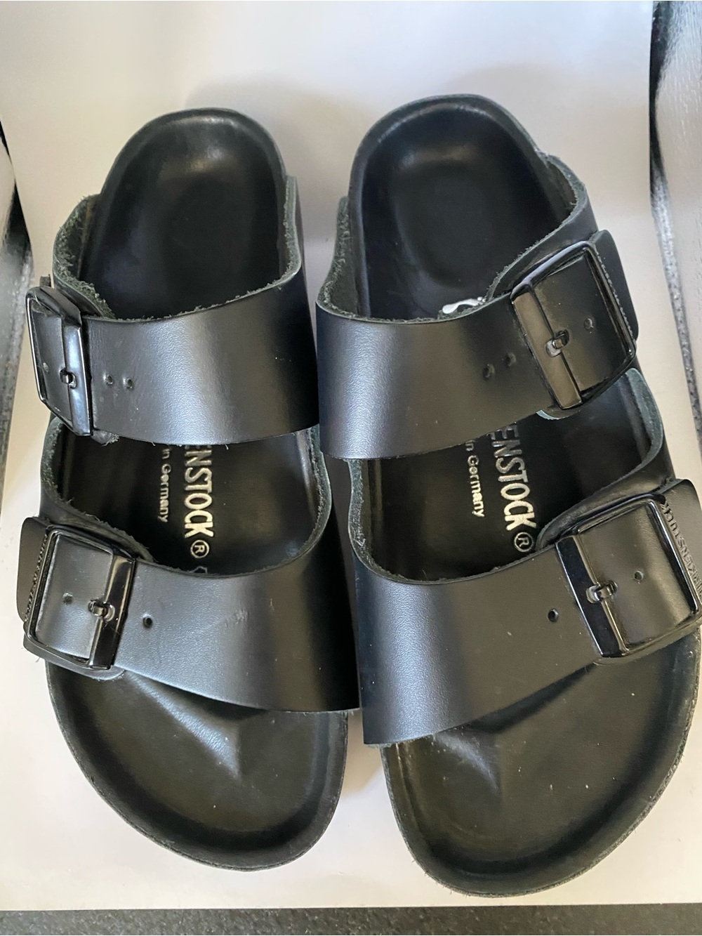 NWOT BIRKENSTOCK EVA Arizona black sandals sz 36/ US 6-7